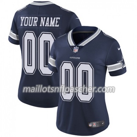 Maillot Dallas Cowboys Custom Nike Navy - Femme